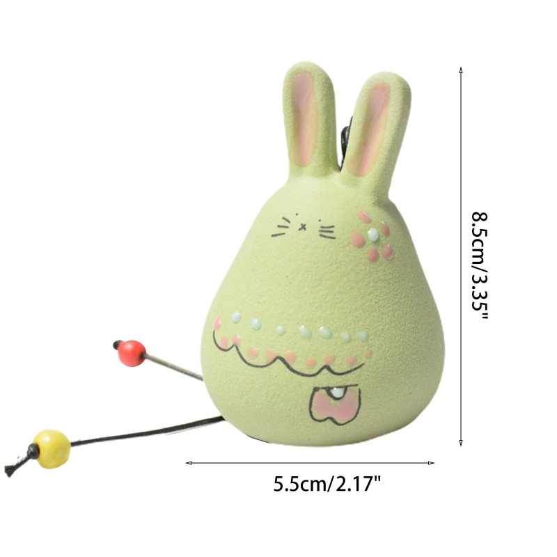Chuông Gió Đồ Chơi Mini Hình Thỏ Sáng Tạo Cho Trẻ Em Và Người Lớn