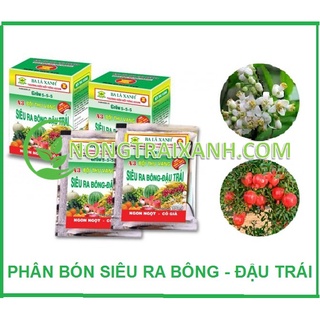 10ml - phân bón lá siêu ra hoa - đậu trái _ grow 5-5-5 ba lá xanh