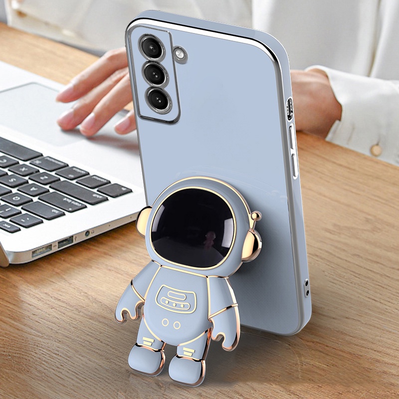 Ốp Điện Thoại Hình Phi Hành Gia 3D Thời Trang Cho Samsung Galaxy S21 FE S22 Plus S21 Ultra 5G S22+ S21+ S20 FE