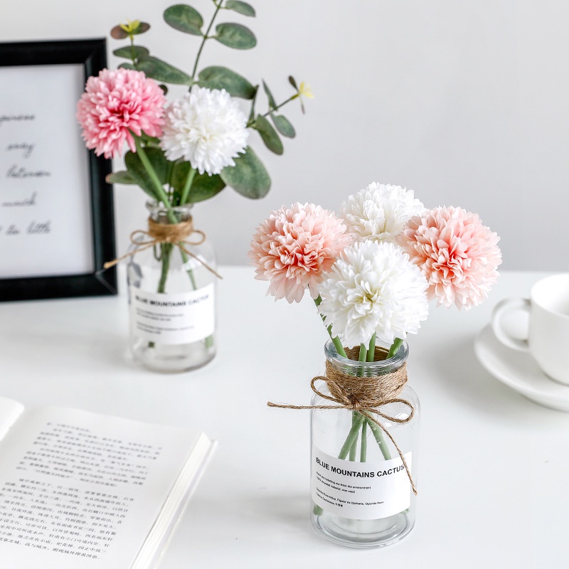 💗 Hoa Bồ Công Anh Giả💗 Cúc tròn/pingpong decor trang trí nhà cửa, phụ kiện chụp ảnh