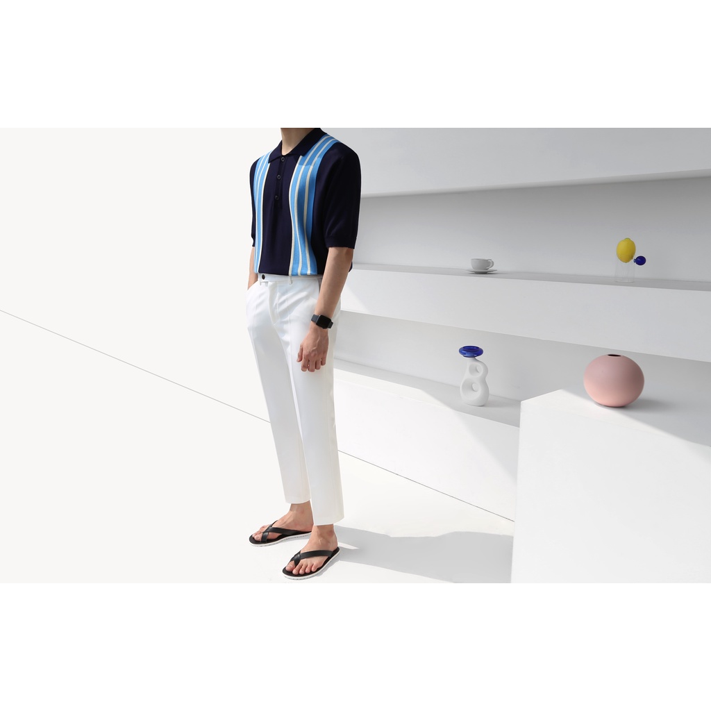 Áo len nam cao cấp Hàn Quốc Lipoto Stripe Collar Knit