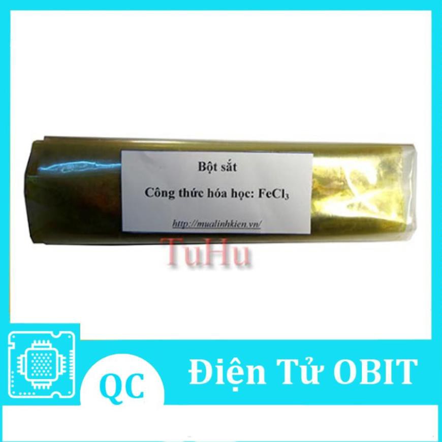 Bột sắt FeCl3 ăn mòn mạch in thủ công - 100g