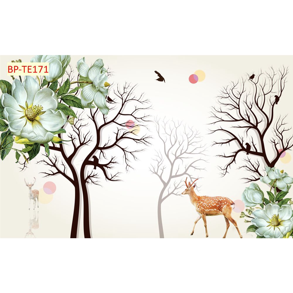 Tranh Dán Tường Phòng Trẻ Em Hoạt Hình Hiện Đại 3D Hót Nhất, được ưa chuộng nhất hiện