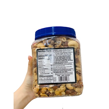 Hạt Hỗn Hợp Muối Kirkland Extra Fancy Mixed Nuts 1.13kg