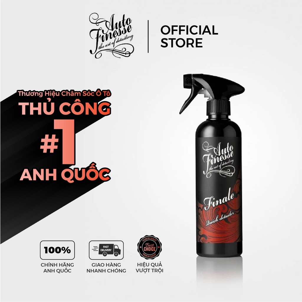 Làm bóng lớp sơn ở khu vực khó tiếp cận, chống vệt nước 500ml Auto Finesse - FINALE