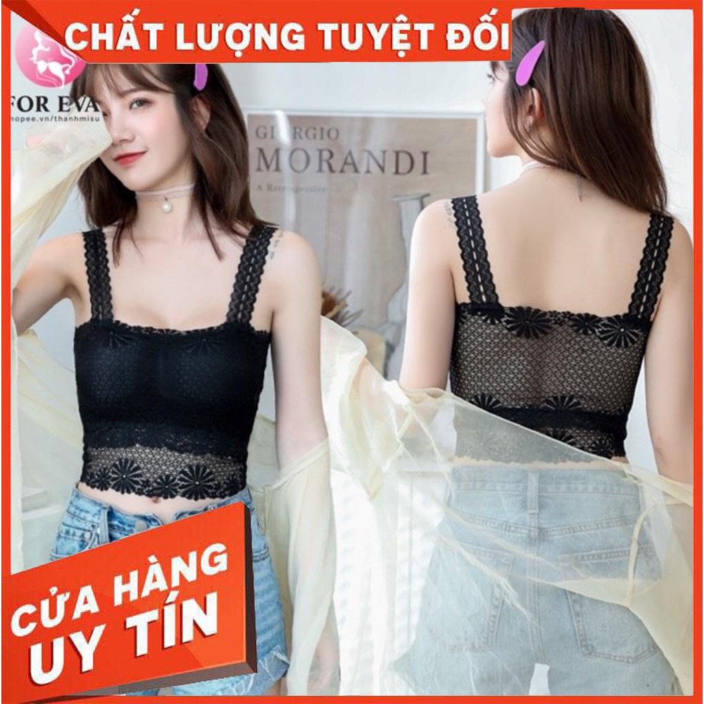 [XẢ LỖ] Áo bra ren hoa croptop siêu đẹp 533