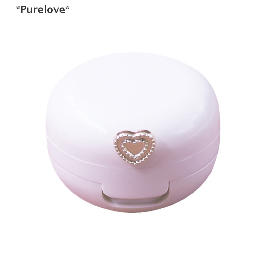 1 Hũ Rỗng Đựng Son Dưỡng Môi Màu Trắng 20g Kèm Cọ Tiện Dụng