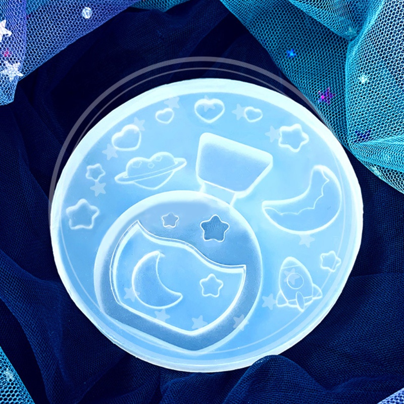 Khuôn Silicone Làm Móc Khóa Bằng Nhựa Resin DIY