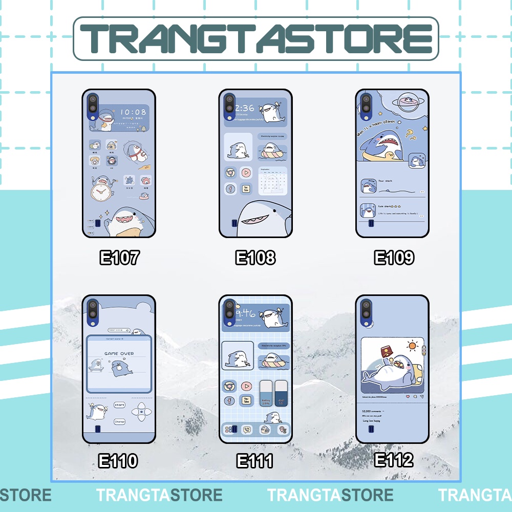 Ốp lưng Samsung A10 / M10 / A01 in hình nền cá mập đáng yêu giá rẻ