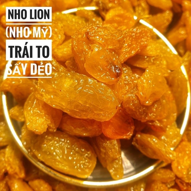 NHO LION VÀNG SẤY DẺO KHÔNG ĐƯỜNG LON 500gr[FREE SHIP] TỪ ĐƠN 50K, [Loại Đặc Biệt] Hàng ngon nhà làm