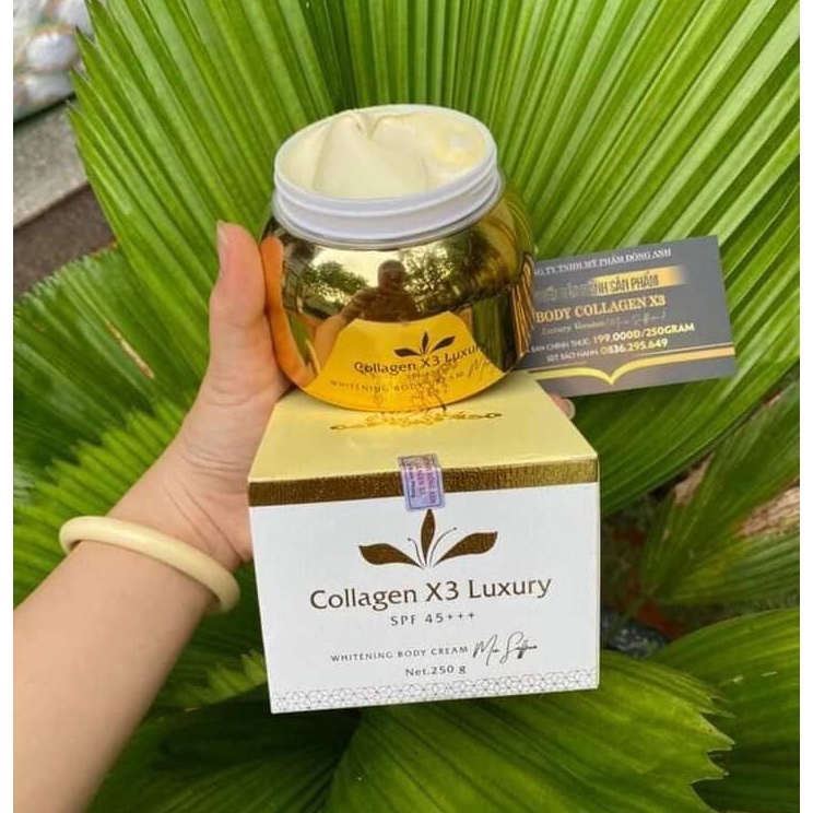 Kem Body Luxury X3 Collagen 99%, Kem body x3 Đông
