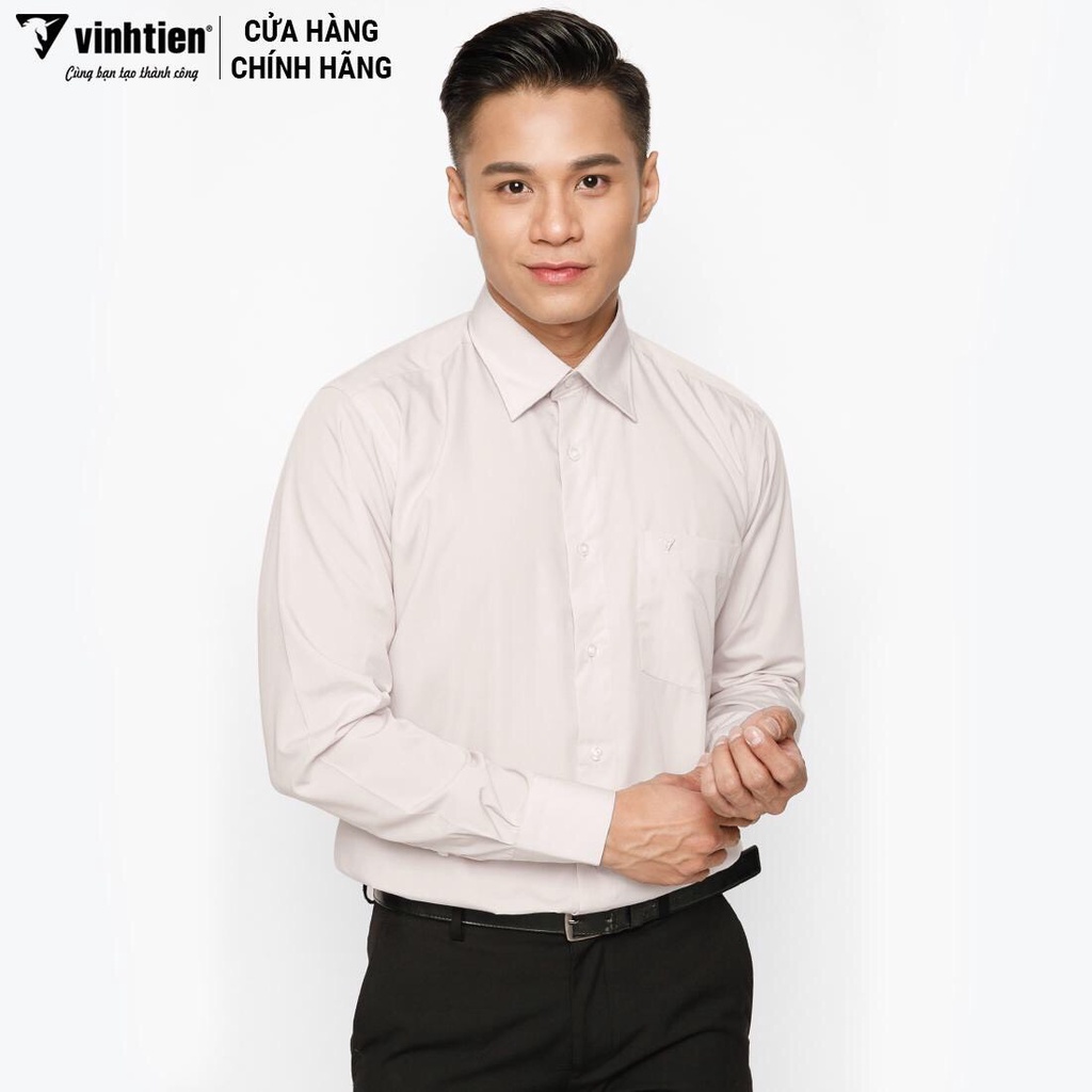 Áo Sơ Mi Dài Tay Trơn Màu Form Regular Vĩnh Tiến 325 - Nhiều Màu