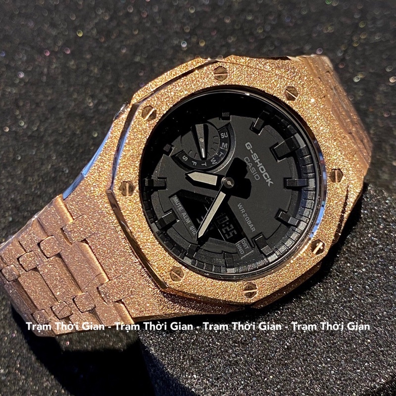 Đồng hồ nam Casio G-shock GA-2100-1A1 Custom vỏ ánh tuyết mới ra mắt