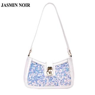 Túi Xách Đeo Chéo JASMIN NOIR Thiết Kế Lấp Lánh Đơn Giản Thời Trang Cho Nữ