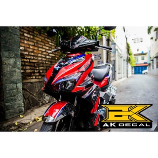 Tem trùm xe Airblade - Mẫu 118