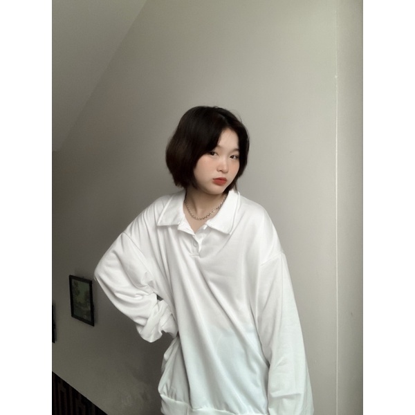 ÁO POLO NỈ DÀI TAY | BigBuy360 - bigbuy360.vn