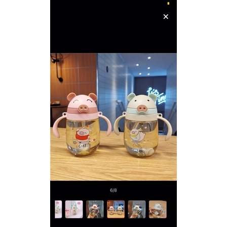 Bình tập uống nước có van chống sặc cho bé