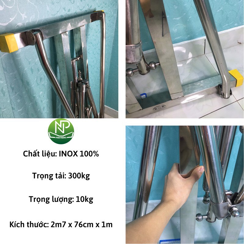  Võng xếp inox khung vuông chính hãng giá rẻ lưới cỡ lớn bảo hành 2 năm | BigBuy360 - bigbuy360.vn