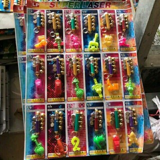 vỉ laze kèm.móc thìa khoá.siêu hay vỉ 18 chiếc