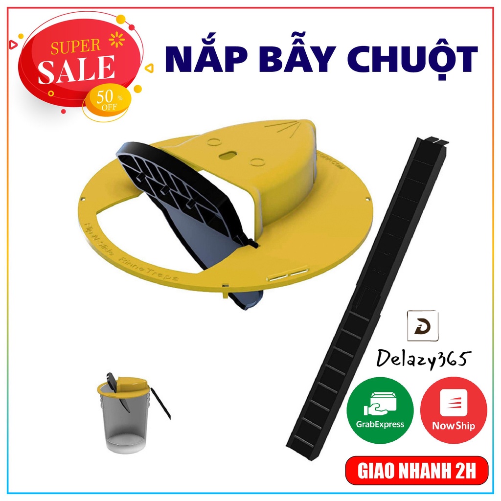 Bẫy Chuột Tự Động Thông Minh Có Nắp Trượt
