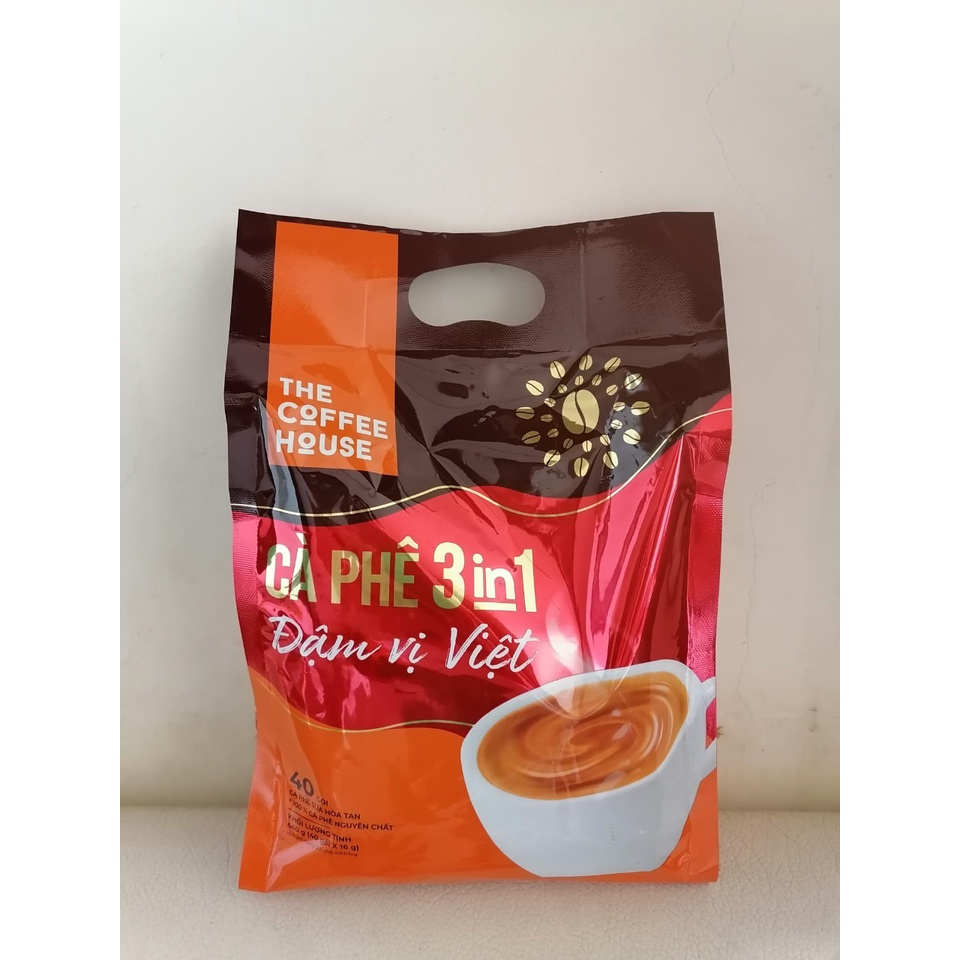 Túi Cà Phê Sữa Đậm Vị Việt The Coffee House Hòa Tan 3in1 (40 gói x16g)