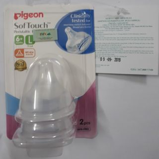 Núm Cổ Rộng Pigeon ( 2 cái /1 vĩ)