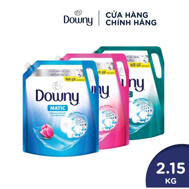 Nước giặt Downy Matic 2.15kg nắp vặn tiện dụng