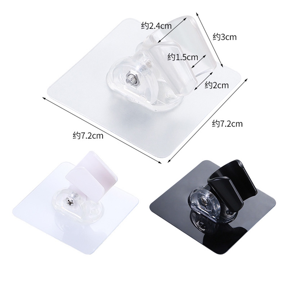 Cod Qipin 1pc 90° Giá Đỡ Vòi Hoa Sen Gắn Tường Tự Dính Có Thể Điều Chỉnh Tiện Dụng Cho Nhà Tắm