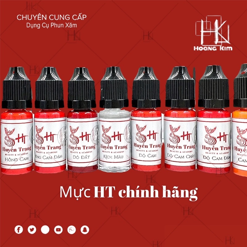 MỰC HT SIÊU ĐẬM SIZE 3,3ml và full size