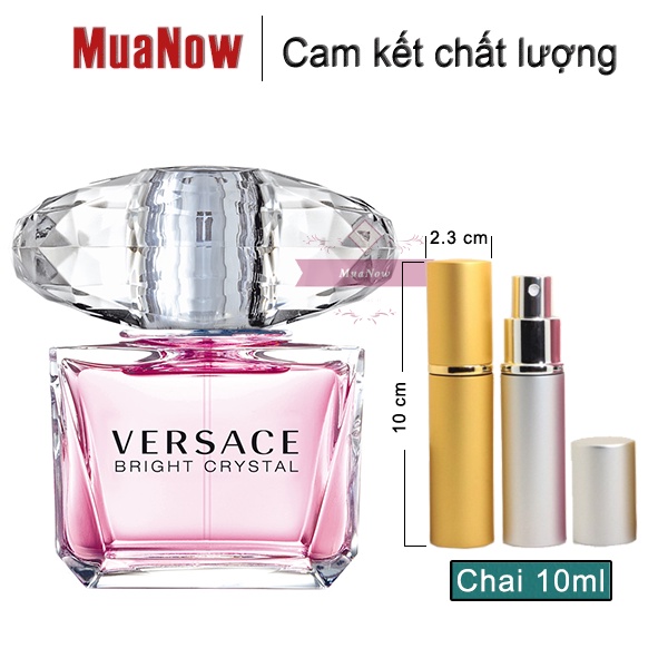 Nước hoa Versace Bright Crystal (Hương hoa cỏ trái cây) | Thế Giới Skin Care