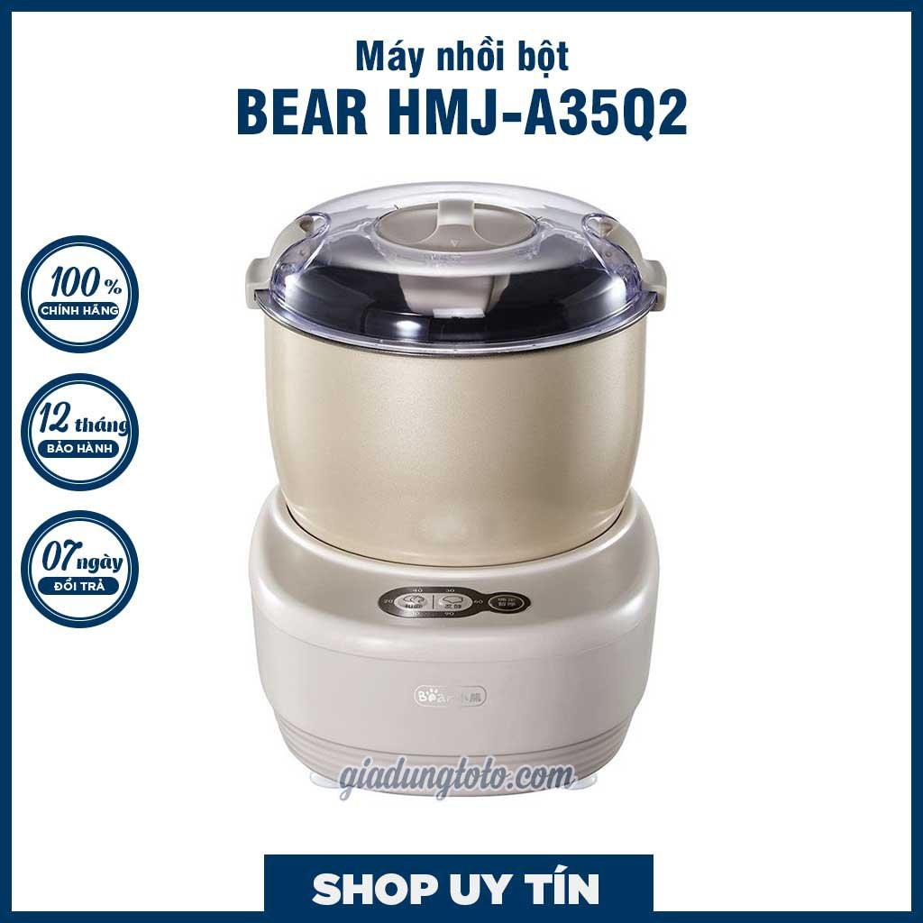 MÁY NHÀO BỘT TỰ ĐỘNG &amp; Ủ LÊN MEN BEAR A35Q2