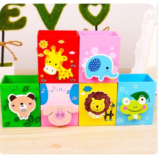 Hộp cắm bút bằng gỗ