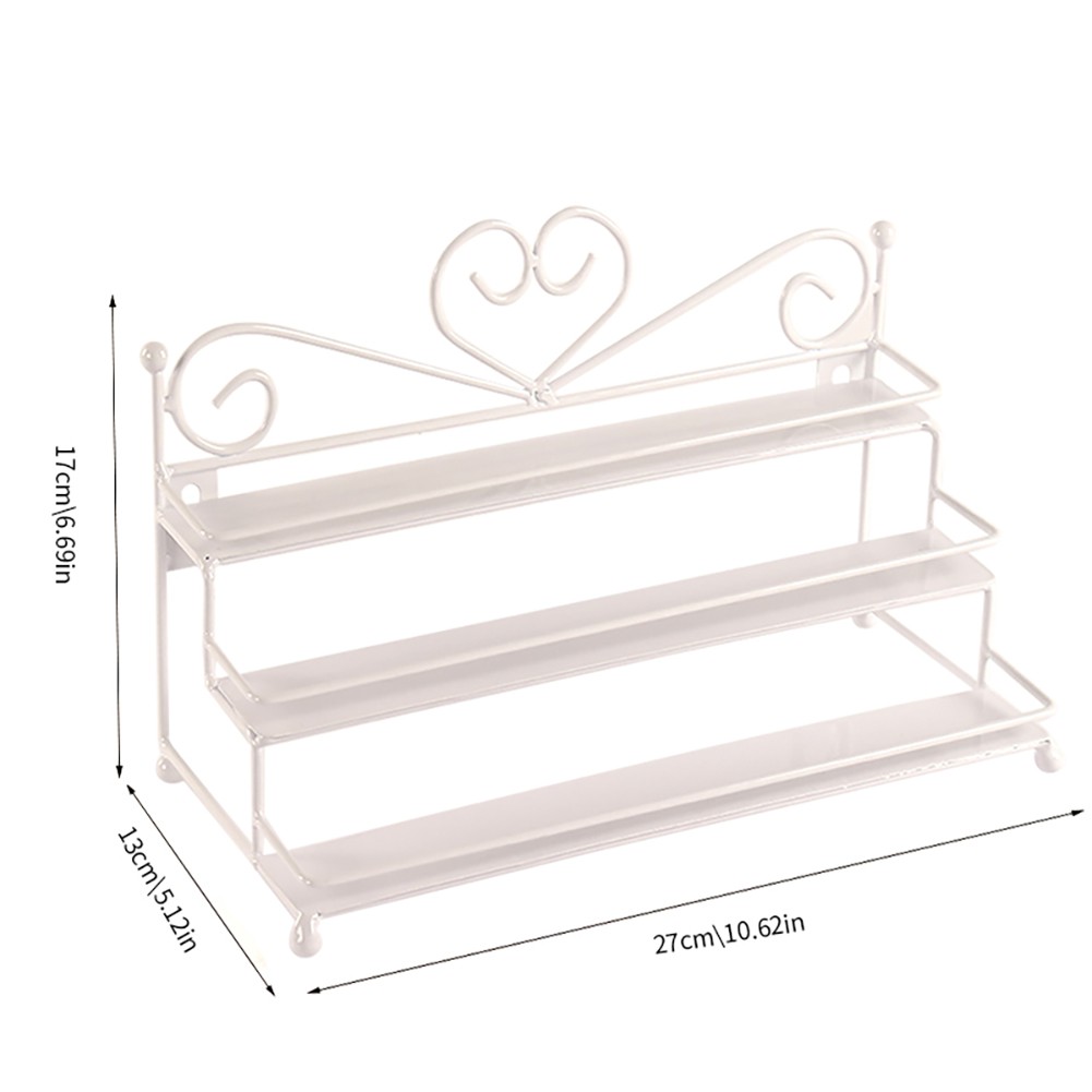 Giá sắt 3 tầng để lọ sơn móng tay