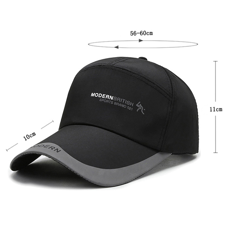 Mũ lưỡi trai bóng chày thoáng khí nhanh khô cho nam và nữ