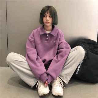 Áo hoodie cổ polo