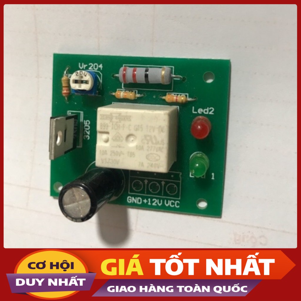 Mạch sạc bình ác quy tự ngắt 12v