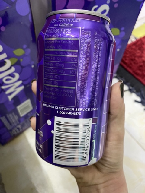 Nước ngọt nho Mỹ Welch's