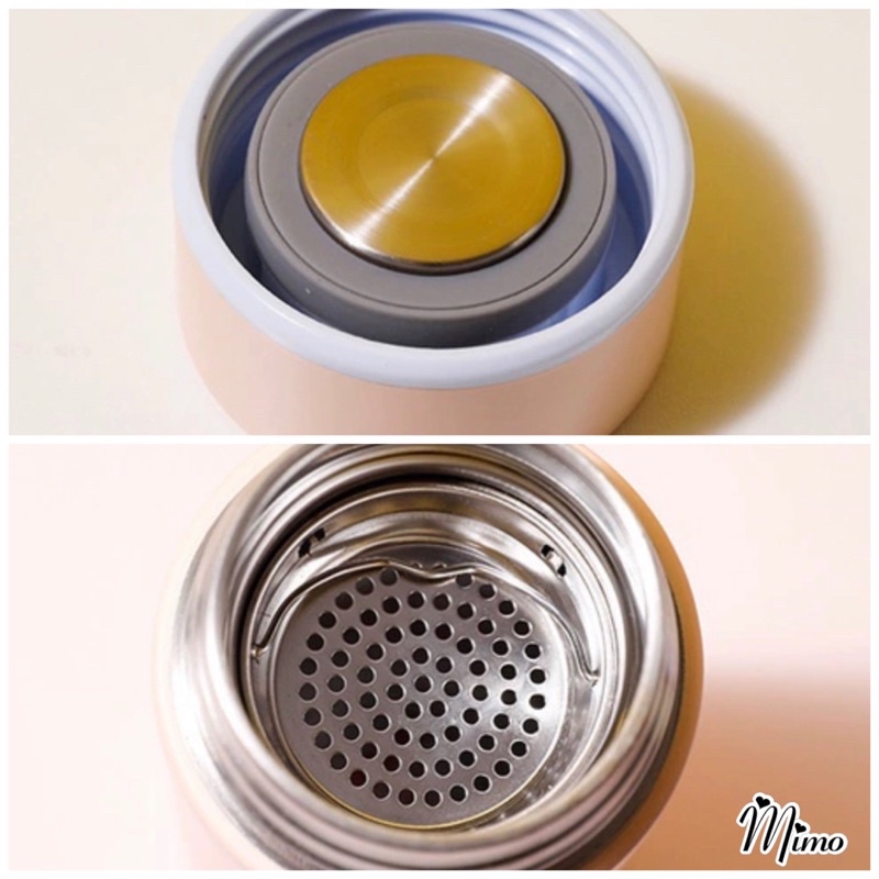 Bình giữ nhiệt cute họa tiết hoạt hình gấu, thỏ, bình inox an toàn chắc chắn dung tích 450ml màu sắc năng động trẻ trung