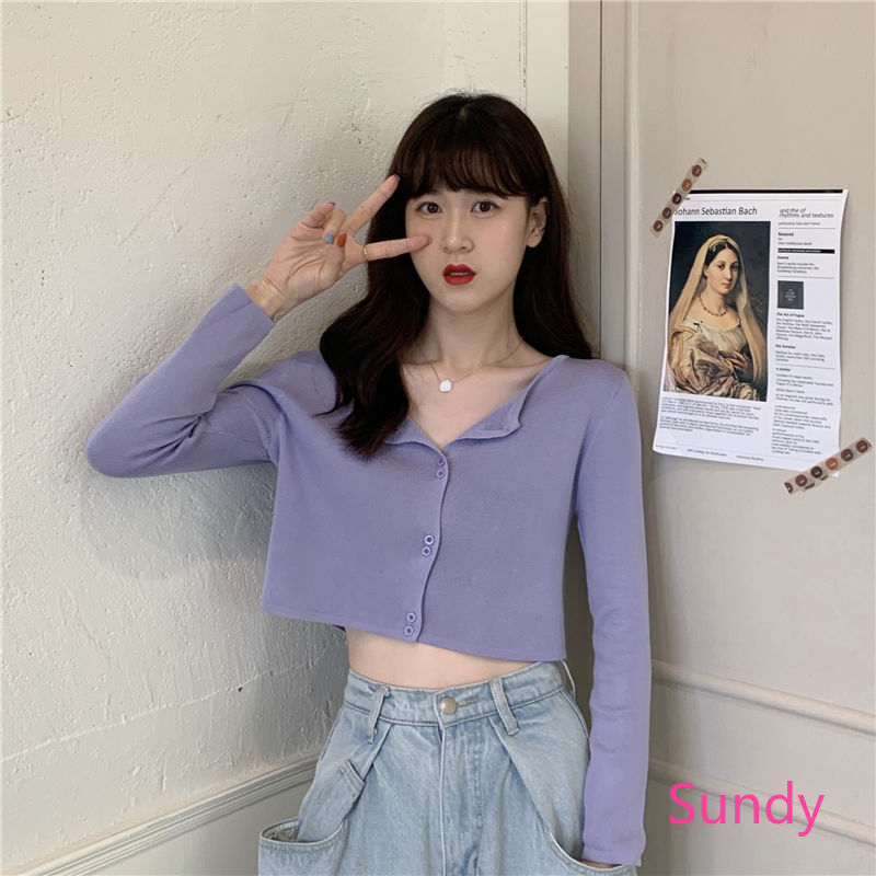 Áo Cardigan Dệt Kim Tay Dài Chống Nắng Thời Trang Mùa Hè Dành Cho Nữ