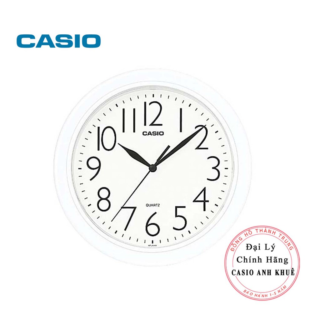 Đồng hồ treo tường Casio IQ-01S-7DF trắng