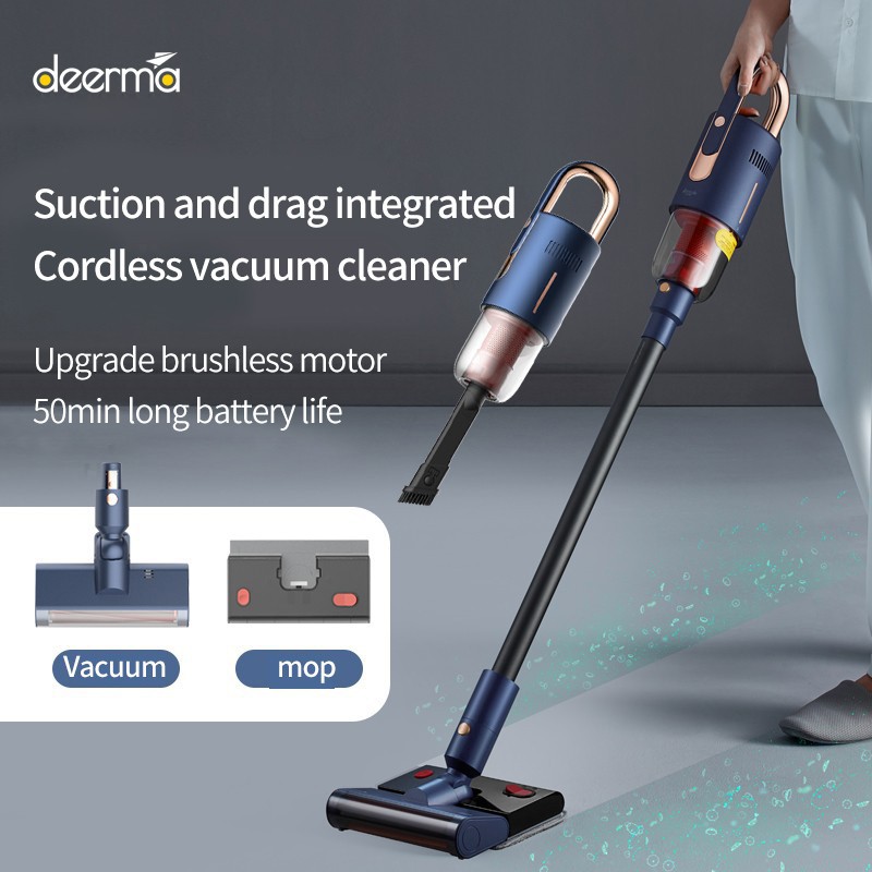 Máy hút bụi không dây Deerma VC20pro Hút bụi 17Kpa có chức năng lau Mopping Mit cầm tay lâu dài