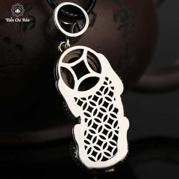 Mặt dây chuyền Tỳ Hưu Thiên Lộc chất liệu bạc Thái 925 thương hiệu Viễn Chí Bảo M100436