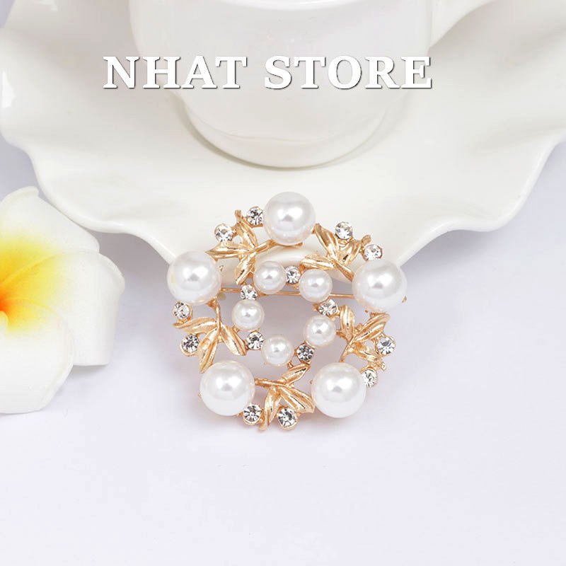Trâm cài váy áo nữ, ghim cài áo thời trang thanh lịch Nhat Store