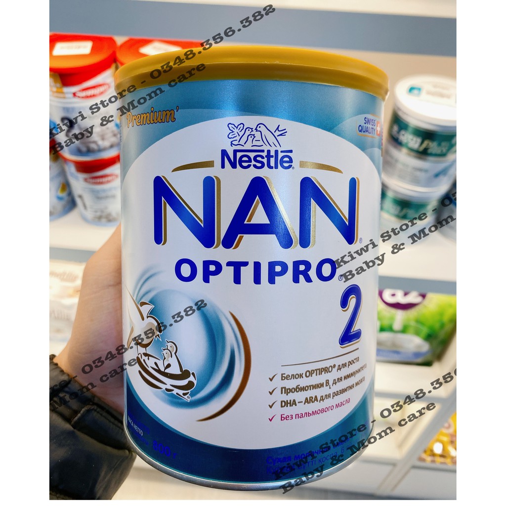 Sữa NAN Optipro Nga cho bé lon 800gr đủ số (Date 5/2022)