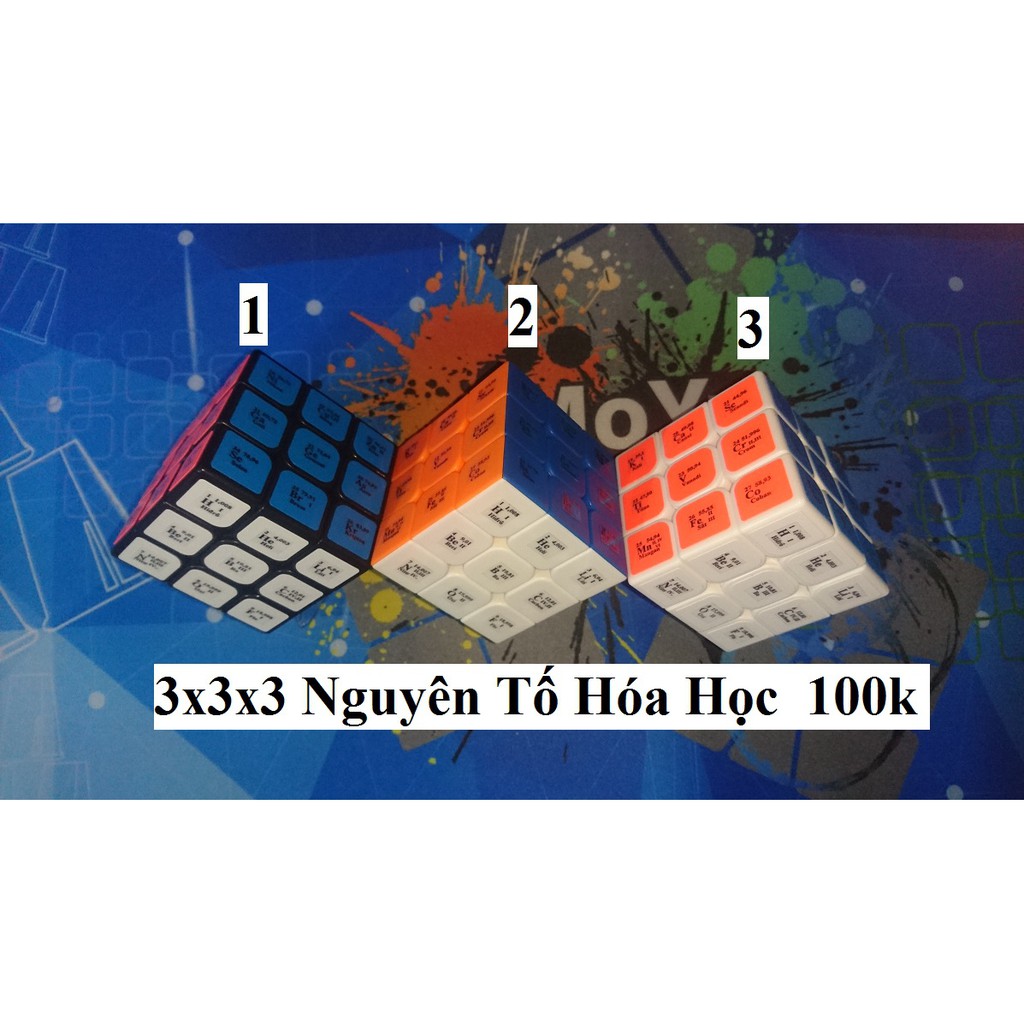 Rubik 3x3x3 Nguyên Tố Hóa Học