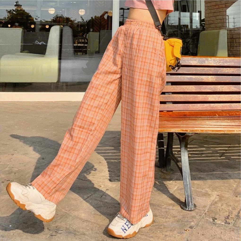 [HÀNG CAO CÂP] Quần Kẻ Caro Dáng Rộng YAME Ulzzang Unisex (12 MÀU) | BigBuy360 - bigbuy360.vn