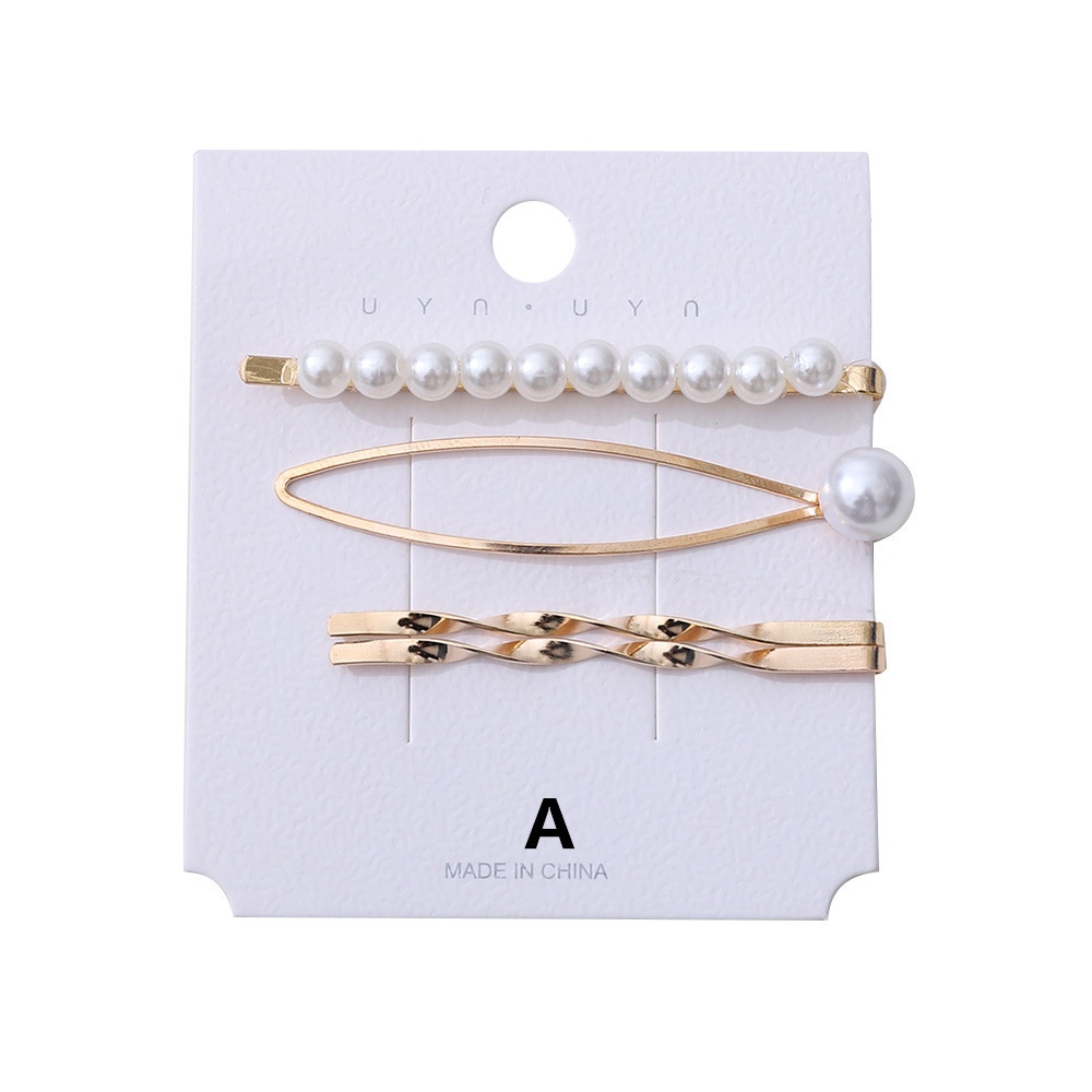 Set 4 KẹP TóC HìNh TráI Tim Đa DạNg Dễ Thương Cho Nữ