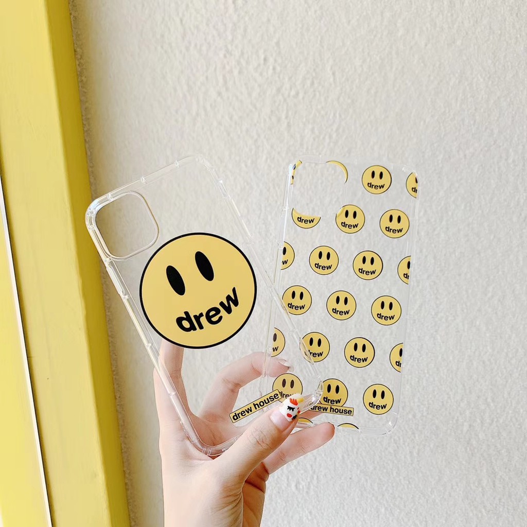 Ốp điện thoại nhựa mềm hình mặt cười DREW cho iPhone 12 mini 11 PRO MAX 6/6s 7/8plus SE2 X/XS XR XSMAX #HG833 | BigBuy360 - bigbuy360.vn