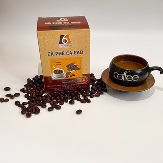 Cà phê Ca cao - Cà phê hòa tan - Tinh bột cà phê nguyên chất (10 gói x 25g)