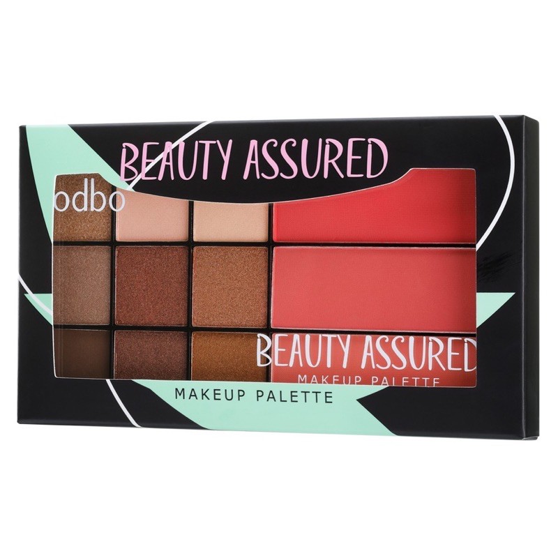 TONE 3 - BẢNG PHẤN MẮT VÀ MÁ HỒNG ODBO OD1029 BEAUTY ASSARED MAKEUP PALETTE CHÍNH HÃNG